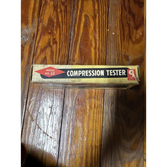 Compression Tester Model No. 35 Gilbert Davis Co Vintage Collectible Tool - Picture 6 of 10